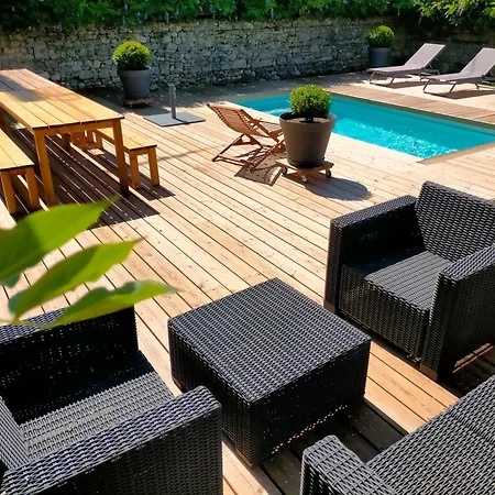 Chateau Fongiras 11 Personnes Medoc Dom wakacyjny Saint-Germain-dʼEsteuil